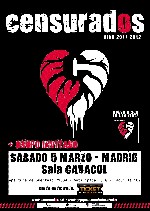 Censurados + Men en Madrid (Marzo de 2011)