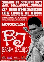 Banda Jachis + Motociclon en Madrid (Octubre de 2011)
