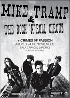 Mike Tramp Rock & Roll Circus + Crimes of Passion