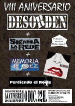 Desorden + Skama la Rede + Memoria de Pez + Perdiendo el Norte en Parres (Dic/2011)