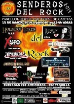 Senderos del Rock: House of Lords + X-UFO + Robin Beck + Eclipse + Estrella + Jorge Salan + Regardless of Me + Crisix + Nocturnia + Ciclon