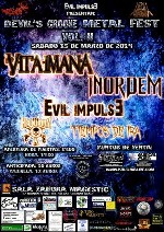 Vita Imana + Inordem + Evil Impulse + Helldamm + Tiempos de Ira
