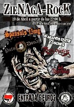 Zienaga Rock: Spansuls 15mg + El Puto Donal + Kagando entre 2 Coches + Vae Victis + La Trapala