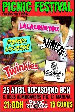 Psycho Loosers + La La Love You + Violets + Twinkies + Go! Popitas