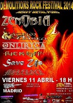 Demolitions Rock: Zenobia + Pacho Brea + Onliryca + Fuck Off + Save Us + Morerock