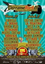 Derrame Rock: Celtas Cortos + La Pegatina + Rulo y la Contrabanda + Gatillazo + Marky Ramone + Attaque 77 + Acid Proyect + Habeas Corpus