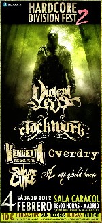Hardcore Division Fest 2: Violent Eve + Clockwork + Vendetta Fucking Metal + Overdry + Somas Cure + As my world burns