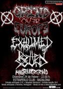 Exhumed + Rotten Sound + Magrudergrind en Badalona (Febrero de 2012)