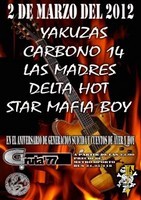 Yakuzas + Star Mafia Boy + Las Madres + Delta Hot + Carbono 14 en Madrid (Marzo de 2012)