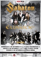 Sabaton + Eluveitie + Wisdom