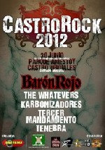 CastroRock 2012: Baron Rojo + The Whatevers + Karbonizadores + Tercer Mandamiento + Tenebra