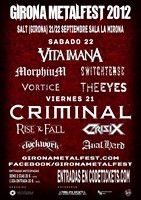 Girona Metalfest 2012: Criminal + Rise to Fall + Crisix + Clockwork + Anal Hard