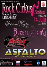 Asfalto + Sherpa + Burdel King + Patricia Tapia KHY