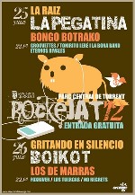 Rockejat: La Raiz + La Pegatina + Bongo Botrako