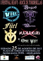I Festival Heavy-Rock Tordesillas: Viga + Asgard Warriors + Fuel + Harakiri + One Way