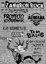 Zambron-Rock: Proyecto Kostradamus + AlimaÃ±a Hardcore + Aguardiente + Ten Balas