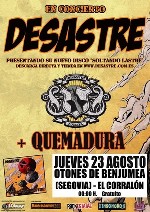 Desastre + Quemadura