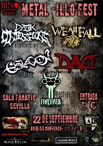MetalÂ´illo Fest: Dark Confessions + We All Fall + Eslavon + DAD + Fostioner