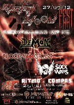 Metal Blood Fest: Regardless of Me + Demon + Bloody Grass + Sixx Ways