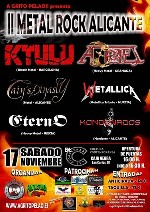 Metal Rock Alicante Fest: Ktulu + Azrael + CainÂ´s Dinasty + Wetallica + Eterno + Kondenados