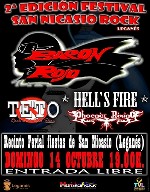 San Nicasio Rock: Baron Rojo + Teto + Hells Fire + Phoenix Rising