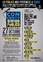 Concierto Sentido PÃºblico: Ana Curra + Def Con Dos + El Hombre Linterna + Garaje Jack + Majaicans + Manolo UVI + Salida Nula + San Blas Posse + Sober + 13 Bats
