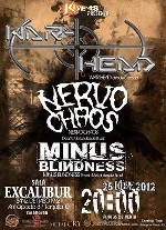 War-Head + Nervochaos + Minus Blindness