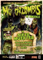 Motorzombis + Siete Muertes en Madrid (Diciembre de 2012)