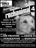Rockanimal Festival 4: Arzua 25 + Ramons + Sin Propina + Zurakapote