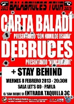 Carta Baladi + Debruces + Stay Behind