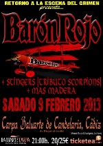 Baron Rojo + Stingers + Mas Madera