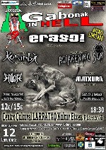 Gabonak in Hell: Eraso! + Korumba + Hilotz + Matxura + Dulcamara