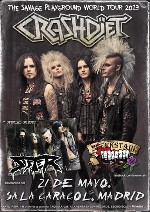 Crashdiet + Sister + Sleekstain + Fallen Mafia