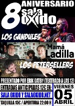 Los Gandules + Mama Ladilla + Los Petersellers