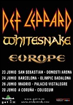 Def Leppard + Whitesnake + Europe