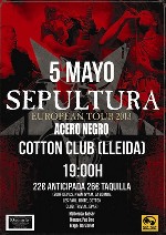 Sepultura + Acero Negro