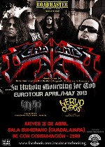 Headhunter D.C. + Nervochaos + Crying Blood