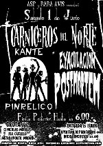 Kante Pinrelico + Los Carniceros del Norte + Eyaculacion Post-mortem en Madrid (Jun/2013)