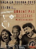 Obrint Pas + Desechos + Mentenguerra en Madrid (Abril de 2013)