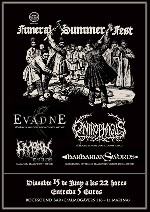 Funeral Summer Fest: Evadne + Onirophagus + Hyban Draco + Barbarian Swords