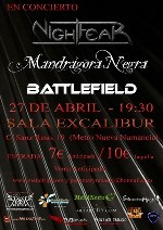 Nightfear + Mandragora Negra + Battlefield