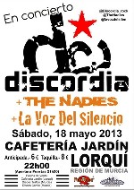 Discordia + The Nadies + La Voz del Silencio