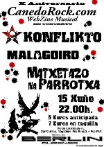 Konflikto + Malagoiro + Matxetazo na Parrotxa