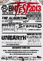 Brutal Noise Fest 2013: Sybreed + Hacride + Hypn05e + Persefone