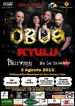 Obus + Ktulu + The Billy Young Band + No Lo Sabemos