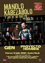 Manolo Kabezabolo + Gen + Proyecto Hombre