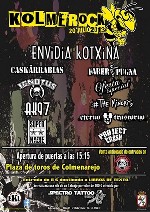 KolmeRock 2013: Envidia Kotxina + Caskarrabias + Faber Pugna + Ignotus + Oferta Especial + AK97 + The Minority + Eterno Trastorno + Super Nadie + Project Crash