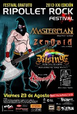 Ripollet Rock 2013: Masterplan + Zenobia + Rising + Aggression + El Rey de Espaldas