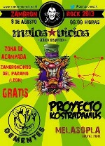 Zambron Rock 2013: Malos Vicios + Proyecto Kostradamus + Dementes + Melasopla
