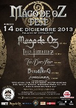 Mago de Oz + Leo Jimenez + To/Die/For + Burdel King + Ankhara